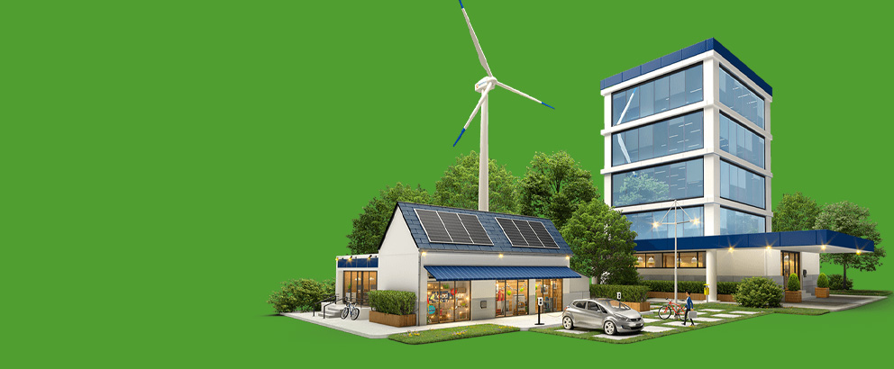Economisez sur les coûts d'énergie de votre entreprise et découvrez votre plan d'économie d'énergie en ligne.